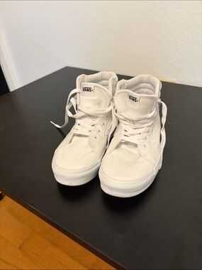 Vans Kids High-Top Sneakers in White